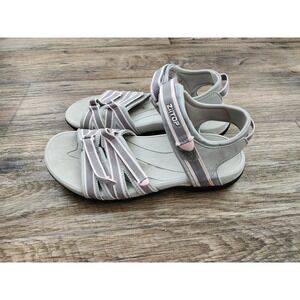 Ziitop Women's Hiking Sandals Gray Pink Grey Size 38 US 7 - 7.5 Strap comfort